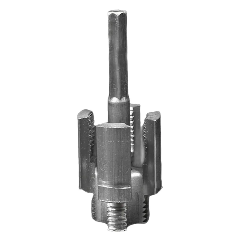 Ferramenta de corte de rosca de tubo integrada, 1/2 3/4 polegadas, pvc, ferramenta de rosqueamento de tubo, broca elétrica compatível com reparo doméstico