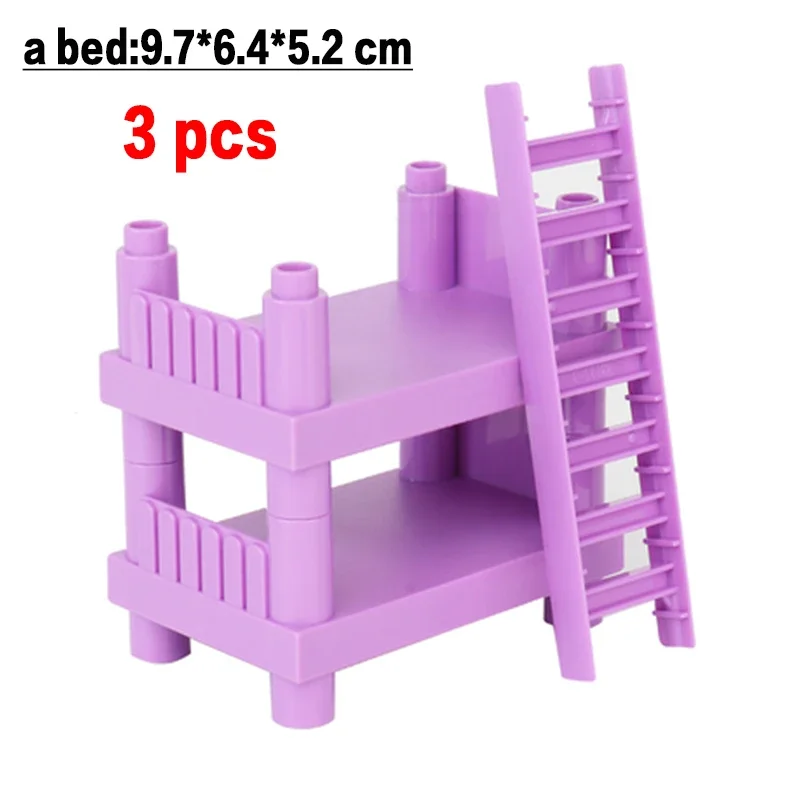 Big Building Blocks Accessory Panda Grape Wall Window Compatible Large Bricks Assemble Children Kids Girl Creativity Toys Gifts