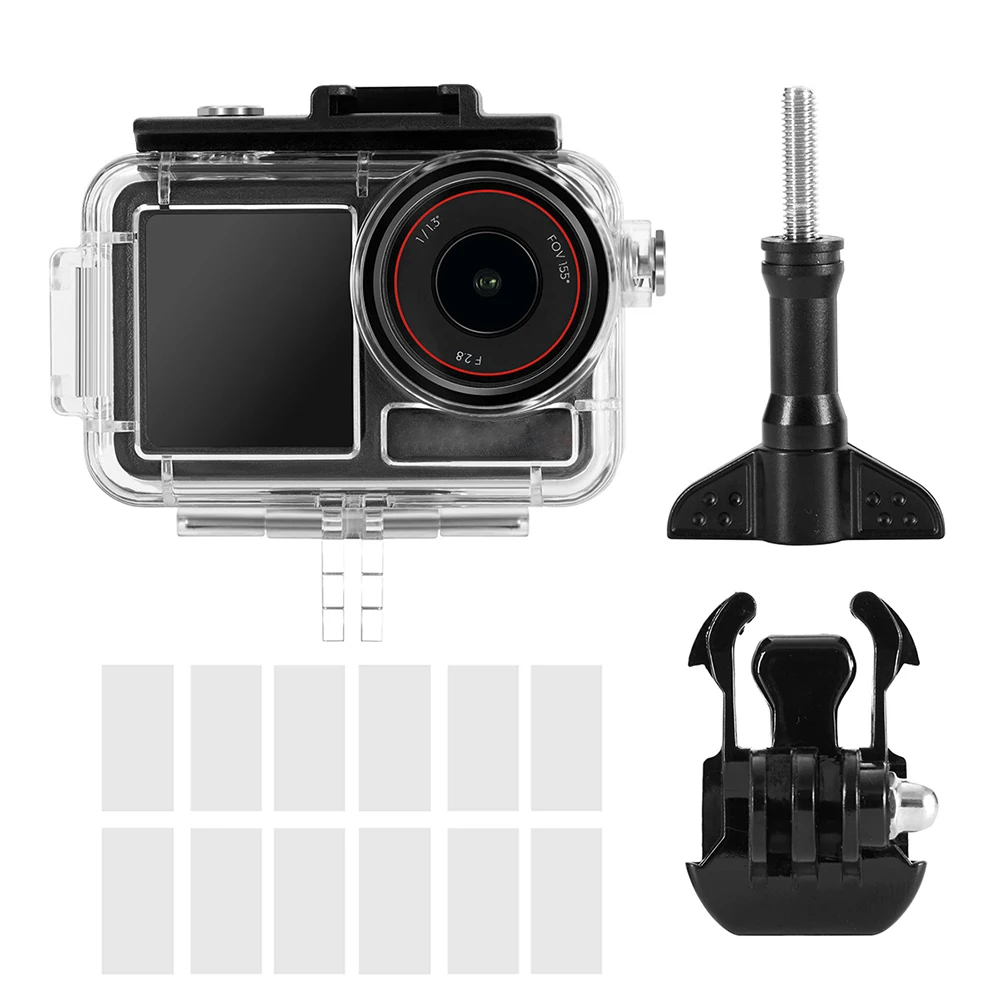 Diving Waterproof Case Underwater Protective Housing Shell for DJI Osmo Action 5 Pro 5 4 3 Sports Camera Accessory