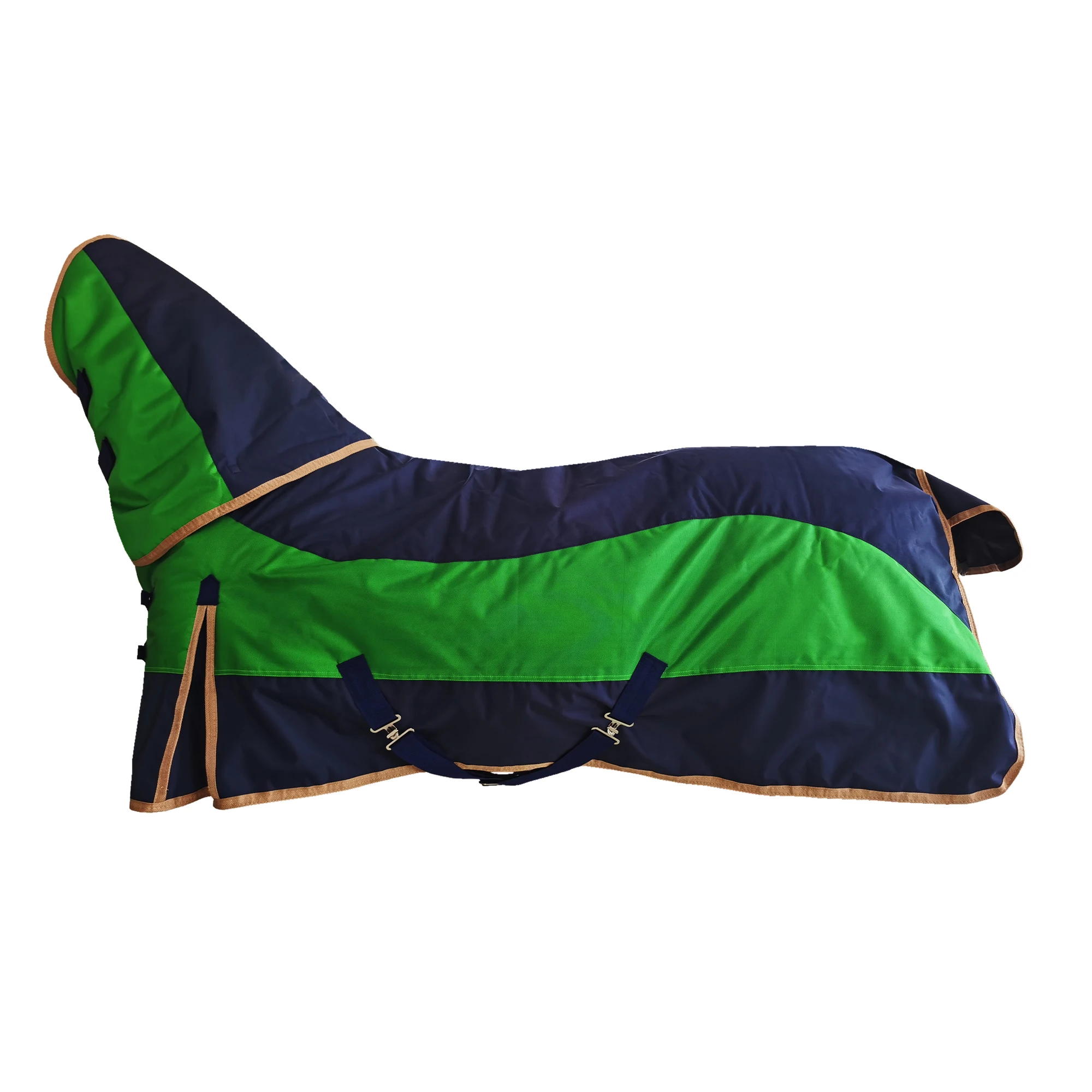 Horse Winter Cover Horse Rugs Horse Blanket with Detachable Neck Cover Waterproof Blanket Quilted Padded Liner