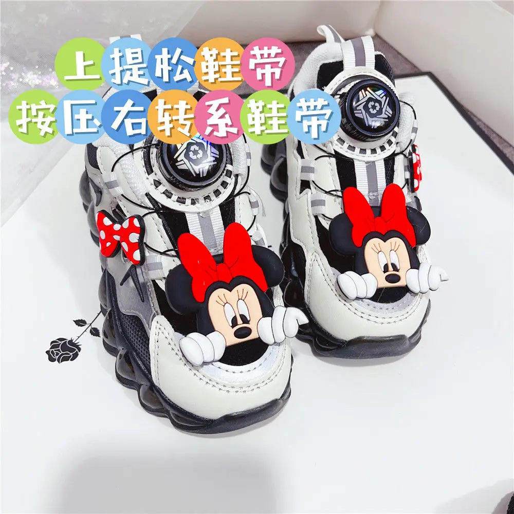 Kinder Frühling Herbst neue Jungen und Mädchen Minnie Mickey Mouse Cartoon Sport Sohle lässig laufen Kinder Kinderschuhe