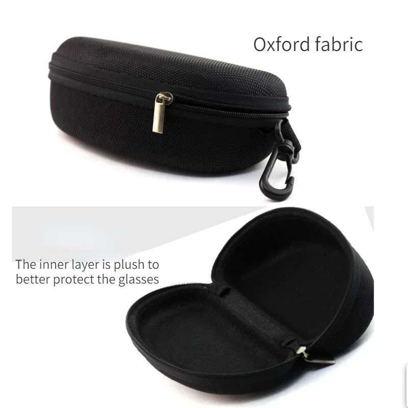 Fashion Portable Sunglasses Case Reading Glasses Carry Bag Hard Zipper Box Travel Pack Pouch Case Eyeglass Case Glasses Pouch