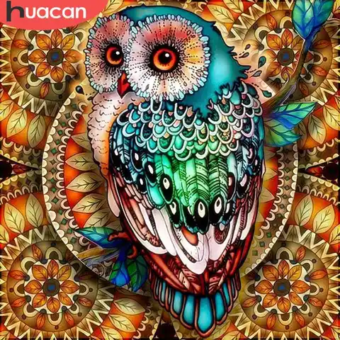 Diamond Owl Painting Kit for DIY Decor huacan