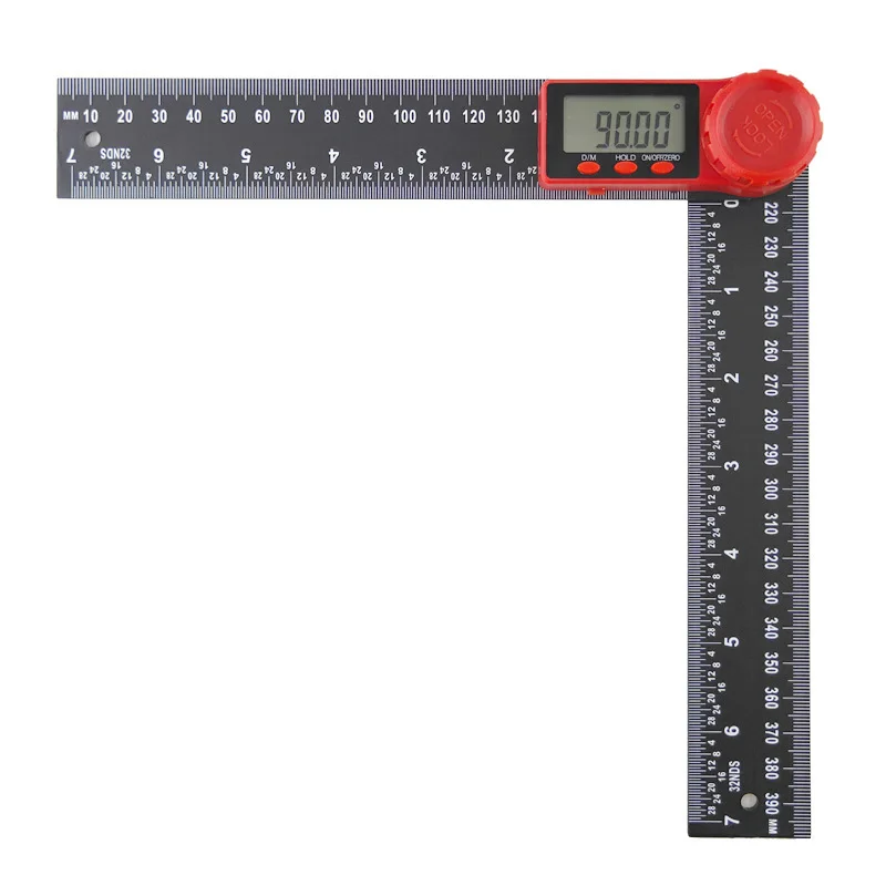 0-200mm/30mm Electronic Digital Protractor Gauge Angle Ruler Goniometer  Measurement Tool Instrument Goniometry Finder Meter