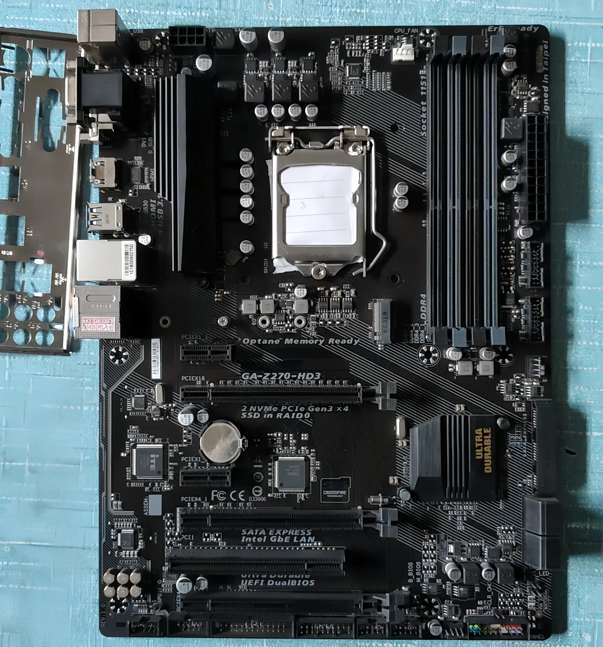 기가바이트 GA-Z270-HD3 데스크탑 마더보드 Z270 HD3 LGA 1151 DDR4 메인보드 100% 테스트 완료 정상 작동