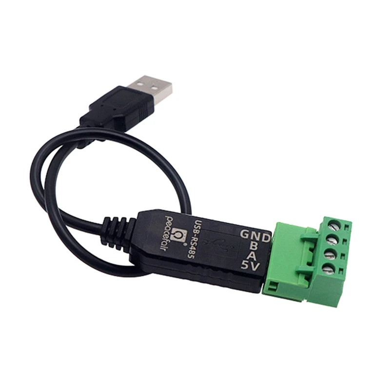 SZSU High Performance RS485 to USB Adapter Extension 4 Terminal Block Female rs485 485 to Male USB Converter 31cm/12in