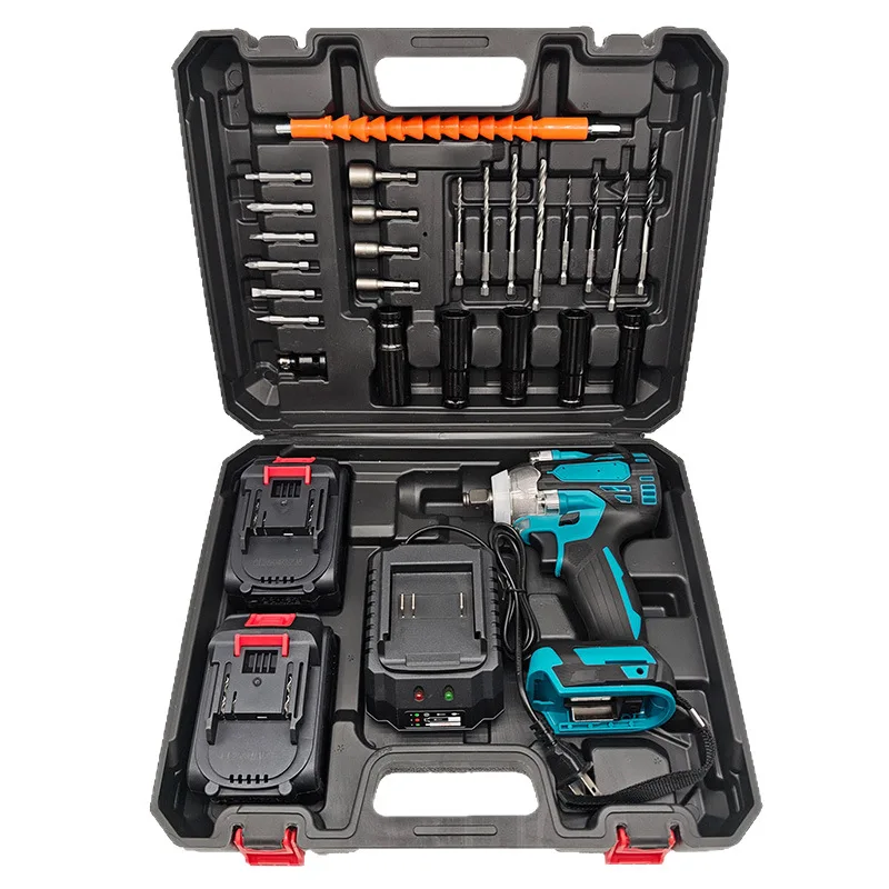 

Аккумуляторный ударный гайковерт 21В с литиевой батареей, высоким крутящим моментом, промышленного класса, для авторемонта, столярных работ и монтажа строительных лесов