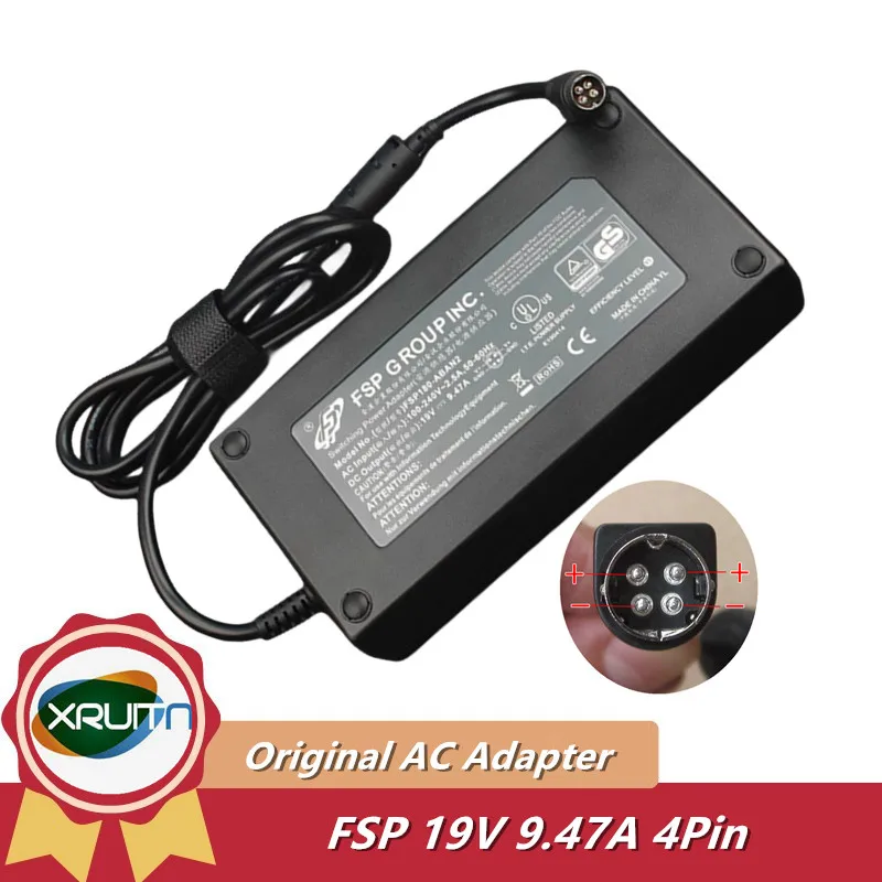 

180W Original FSP Power AC Adapter Charger FSP180-ABAN1 FSP180-ABAN2 9NA1800700 ​9NA1800720 ​AN1Z5770 19V 9.47A 4-Pin