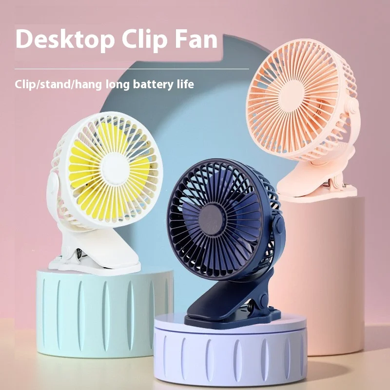 

Portable Mini Hand Clip Fan USB Charging Quiet Desktop Electric Fan High Quality Student Dormitory Small Cooling Ventilador Fans