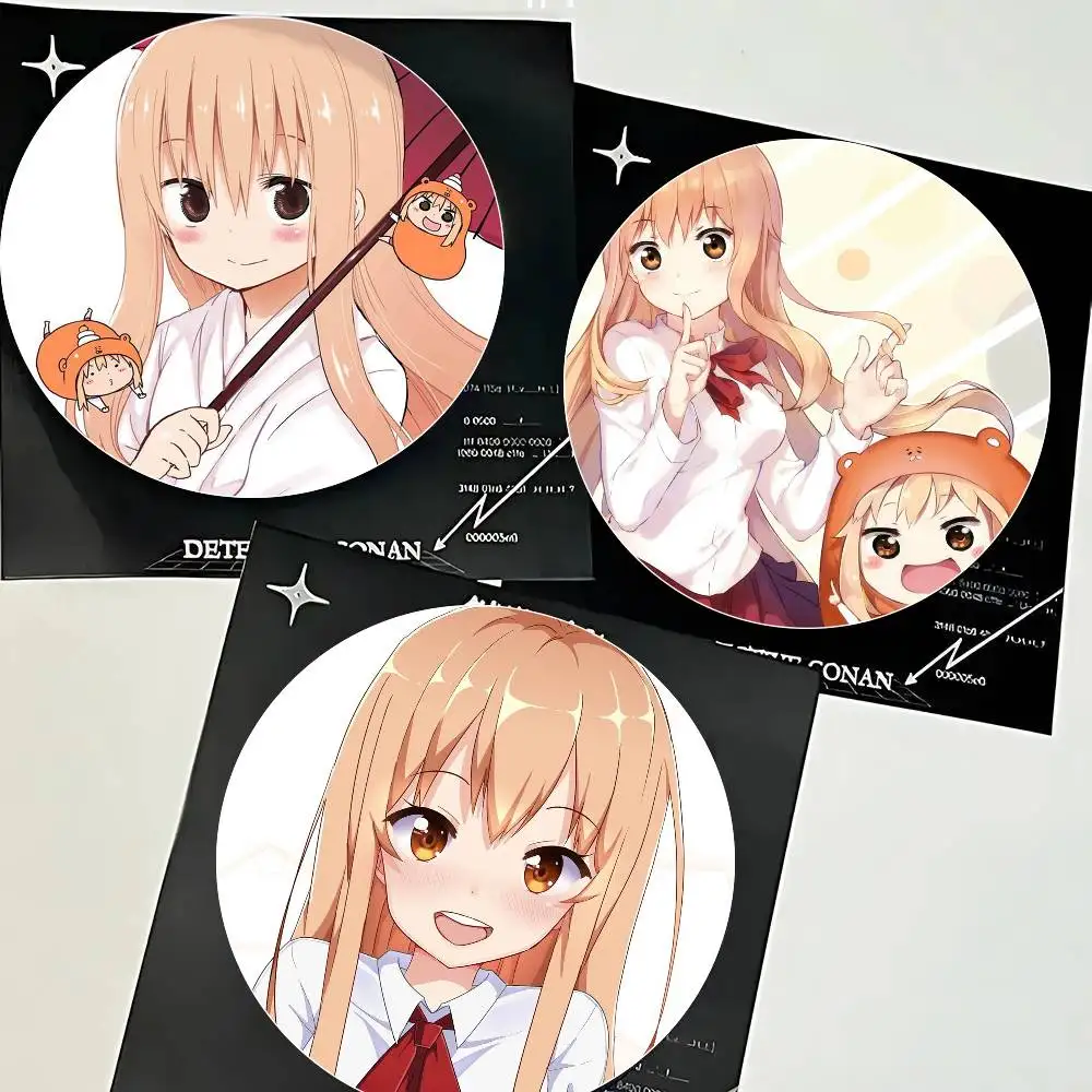 Cartoon Anime D-Doma U-Umaru Cartoon Style Badge Brooches On Backpack Decoration Round Enamel Pins For Accessorys