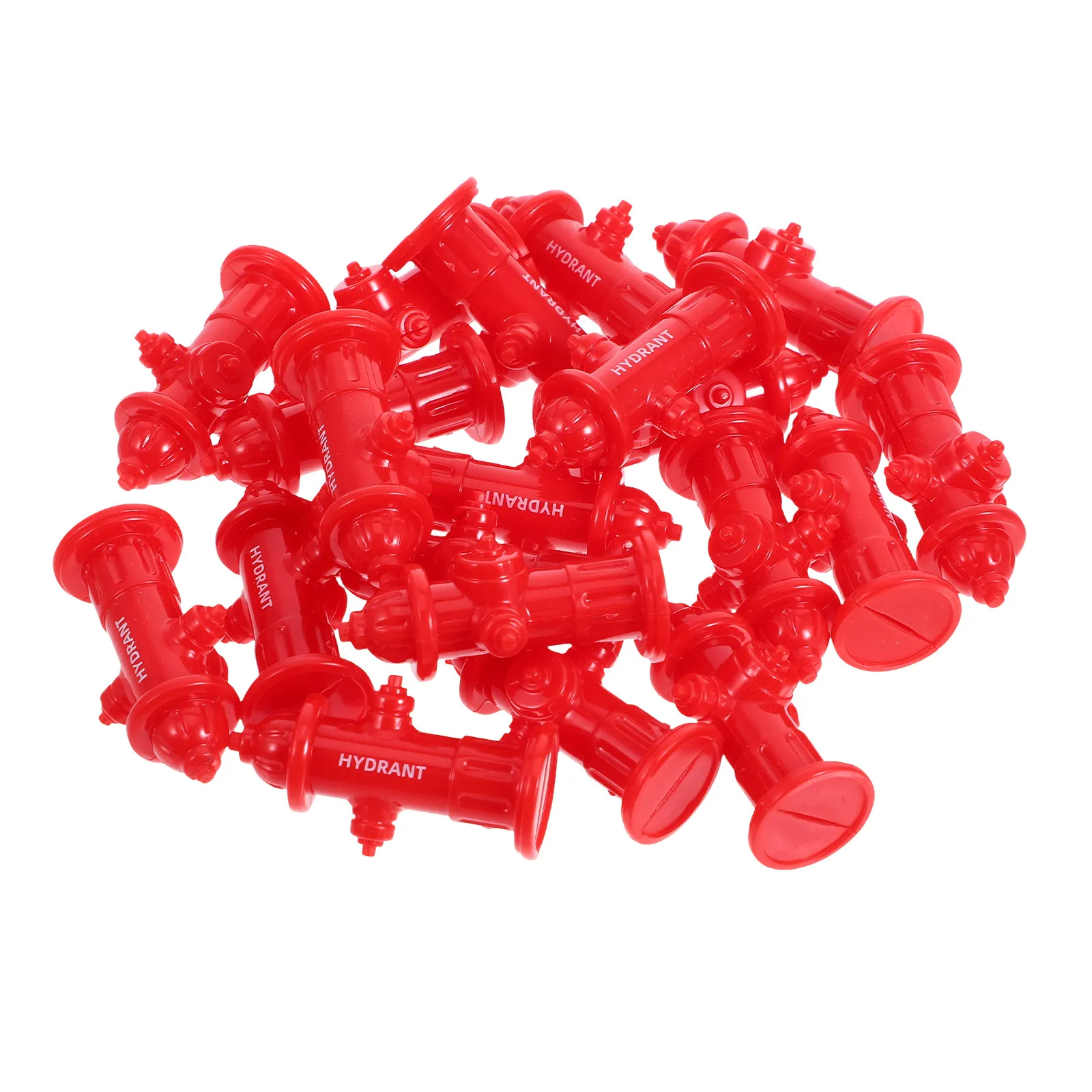 20Pcs Fire Hydrant Miniatures Micro Craft Landscape Decorations Flowerpot Micro Garden Mini House Decoration