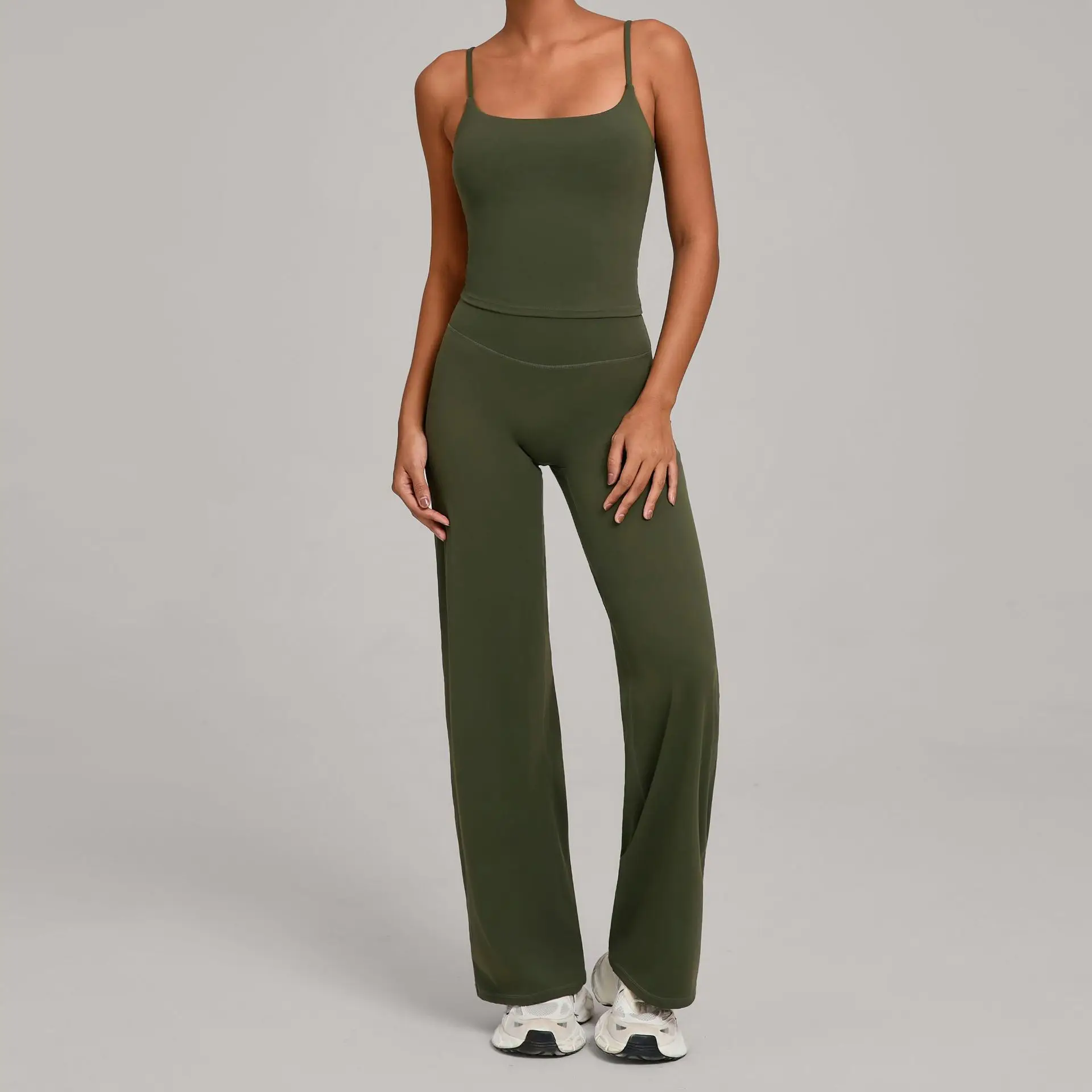 Gym Outfits 2PCS Yoga Set Women's Tracksuit Athletic Wear Fitness Suit Workout Clothes Push Up Clothing Sports Bra Leggings Suit