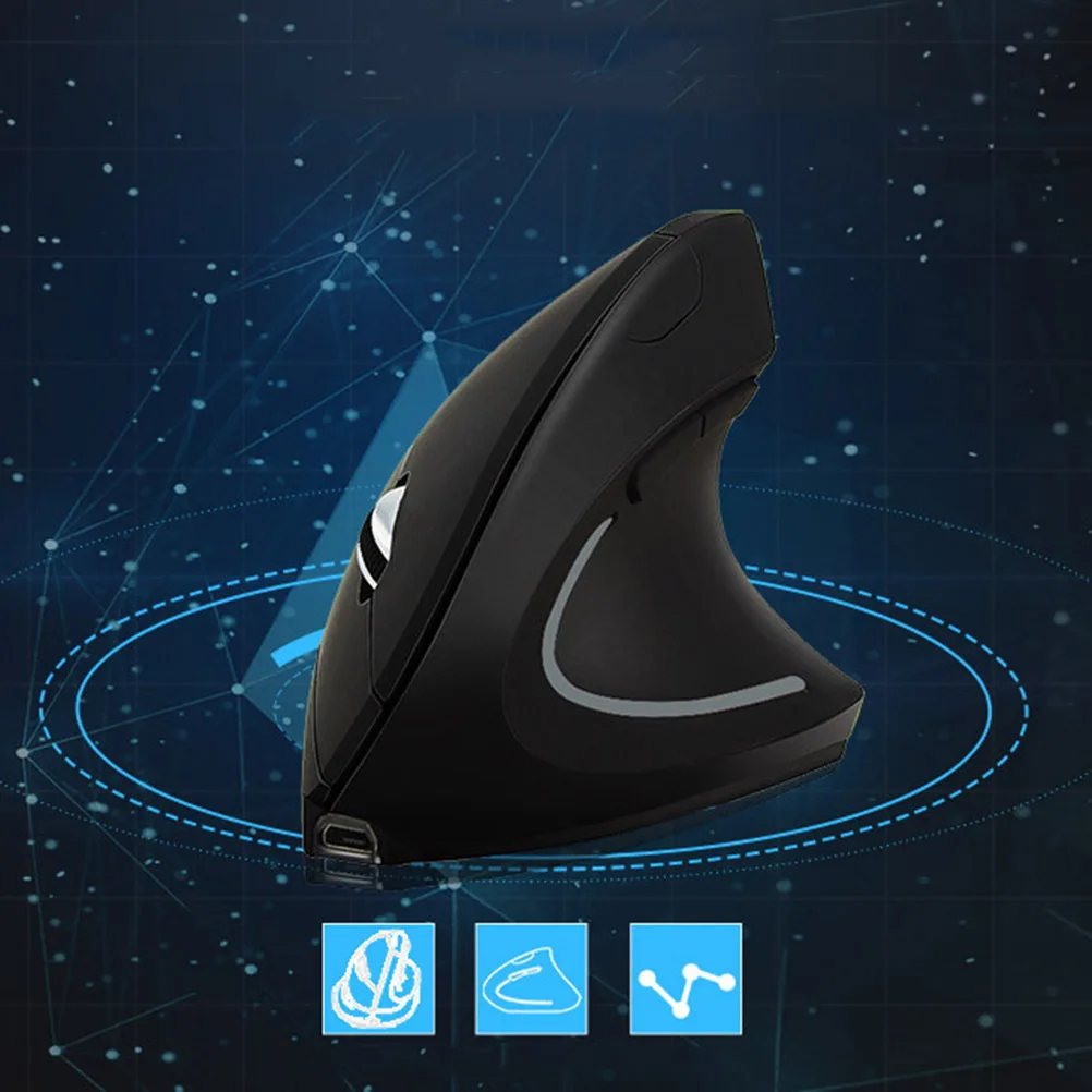 

Ergonomic USB Wired Vertical Optical Mouse Adjustable 800 1200 2000 3200 Dpi for Laptop Pc Desktop Notebook Office Gaming