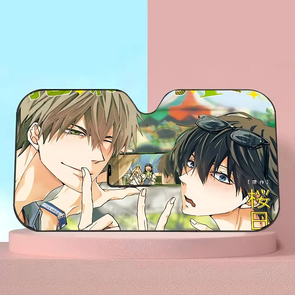 Dakaretai Otoko 1-i ni Odosarete Imasu Anime Car Sun Shade Front Window Sunshade for Most Sedans SUV Blocks Max Uv Rays Keep
