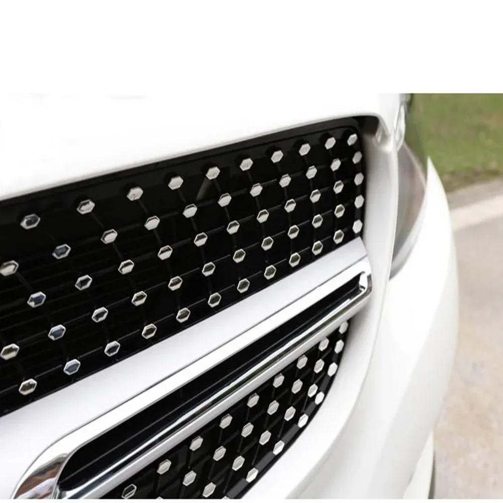 New！ Front Grille Racing Grill For Mercedes Benz A Class W176 2016-2018 A180 A200 A250 A45 AMG Silver Car Upper Bumper Hood Mesh