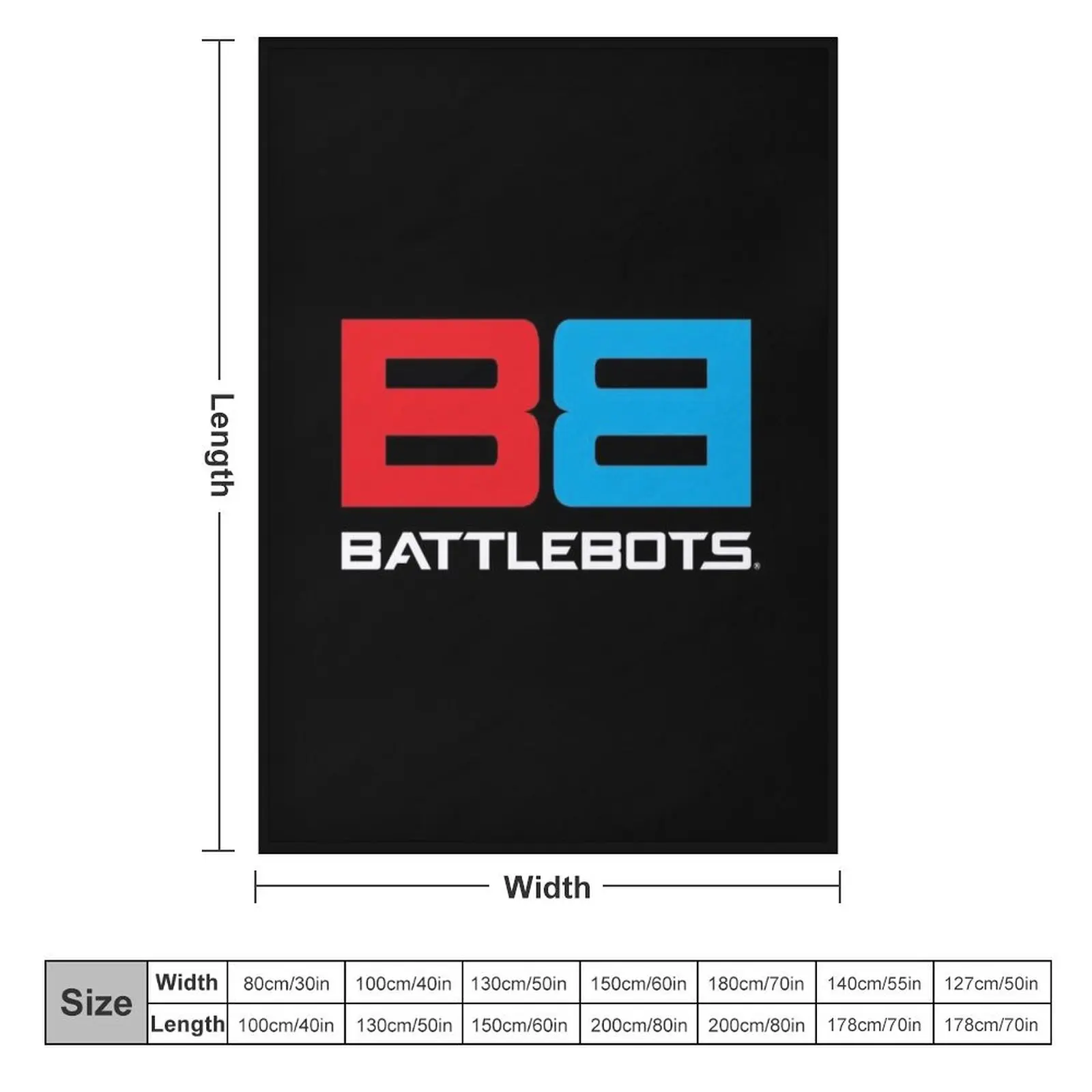 BATTLEBOTS Throw Blanket Thin Designers Blankets