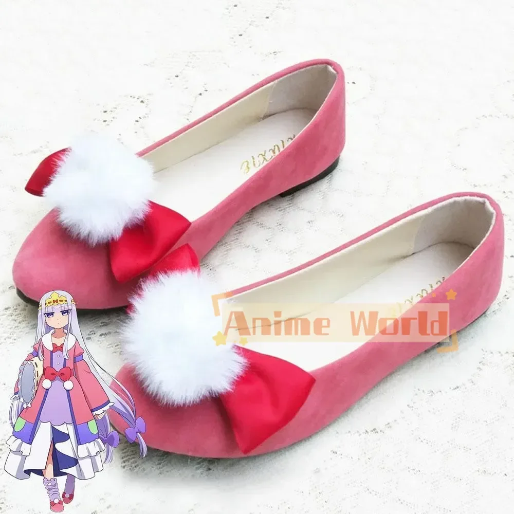 

Sleepy Princess In The Demon Castle Princess Syalis Pink Cosplay Shoes Custom-Made Halloween Carnival Party Props
