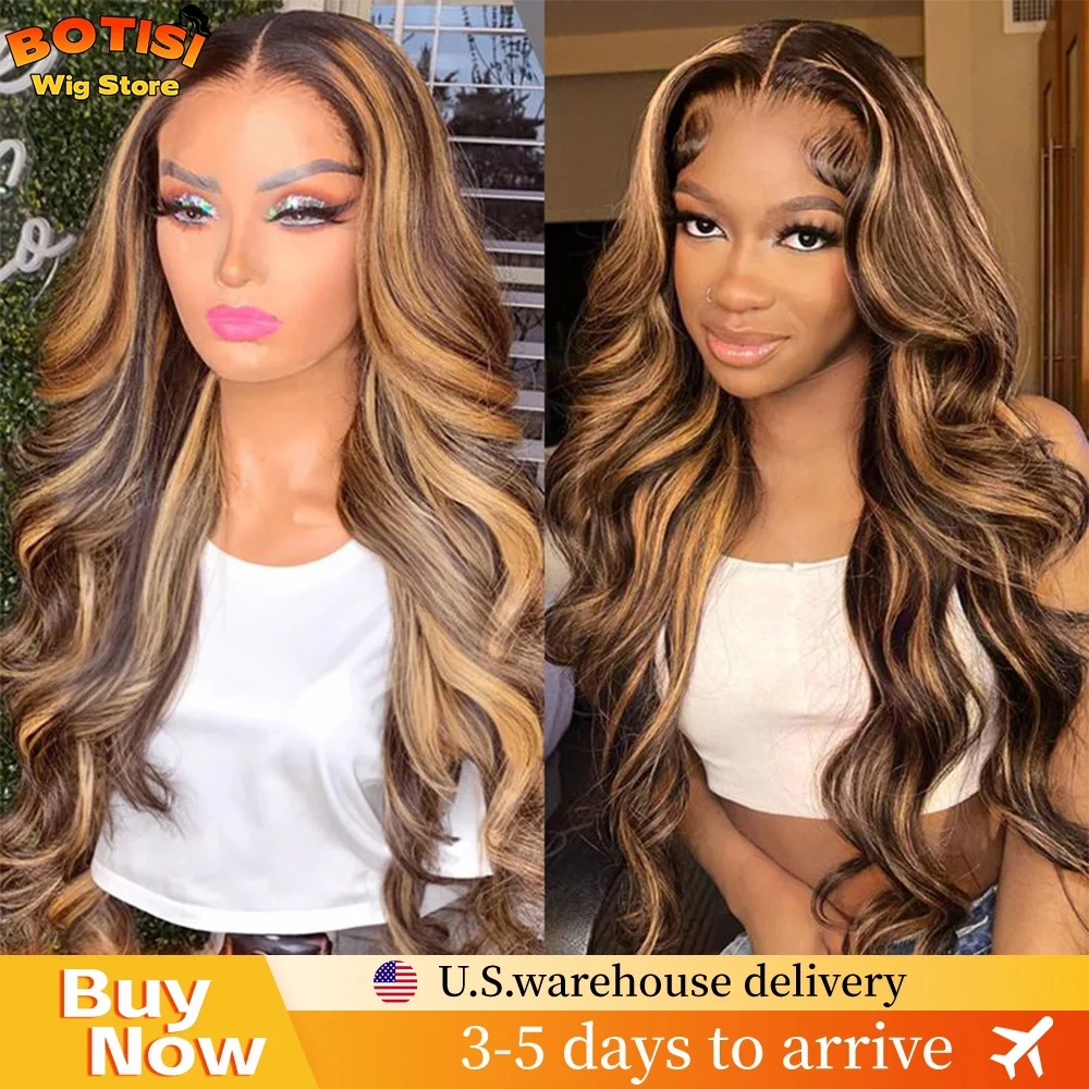 

Botisi 4/27 Объемная волна Парик фронта шнурка 13x6 13x4 Кружева фронтальная свободная объемная волна Выделенный парик Человеческие волосы Выделенный парик для женщин