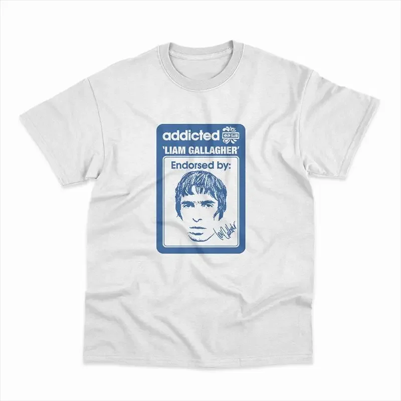 

Oasis Oasis Band Print T-shirt À Manches Courtes 100 % Coton British Ladies Pajamas Rock Vintage Pour Hommes Et Femmes