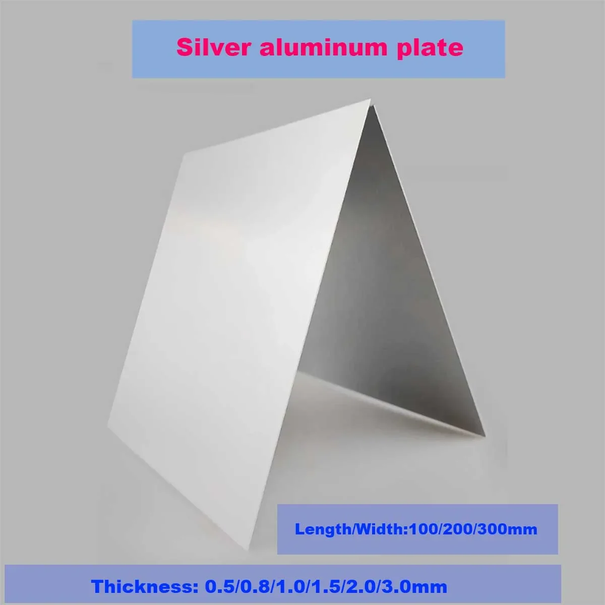 

Silver Aluminum Plate, Aluminum Thin Plate, Anodized Aluminum Alloy Plate, Laser Cutting Customized