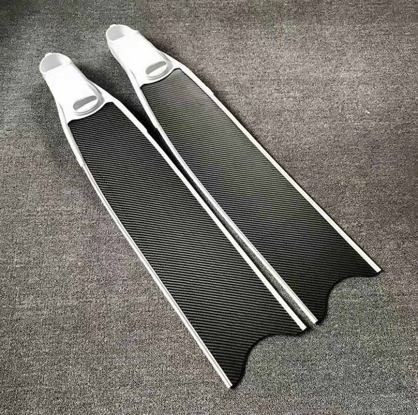 Carbon Fiber Long Blade Diving Fins Spearfishing Freediving Flippers Snorkeling Lifesaving Swimming Foot Fins