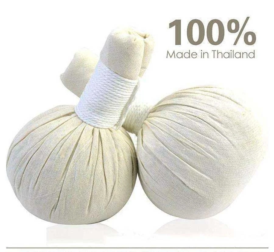 50g/200g Thai SPA Home Healthy Care Hot compress herbal bag traditional herbal massage compress ball for face & body relaxing