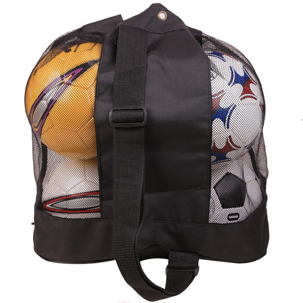 

Outdoor Soccer Football Carrying Sack Extra Large Ball Shoulder Bag Basketball Storage Bag Net Sports Mesh Drawstring