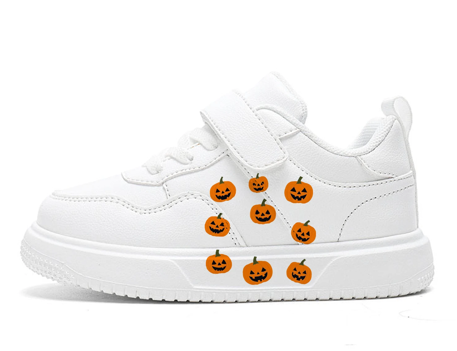 

New Children's Board Shoes for All Four Seasons New Halloween-themed Flat Shallow and Lace-up Comfortable Casual Shoes