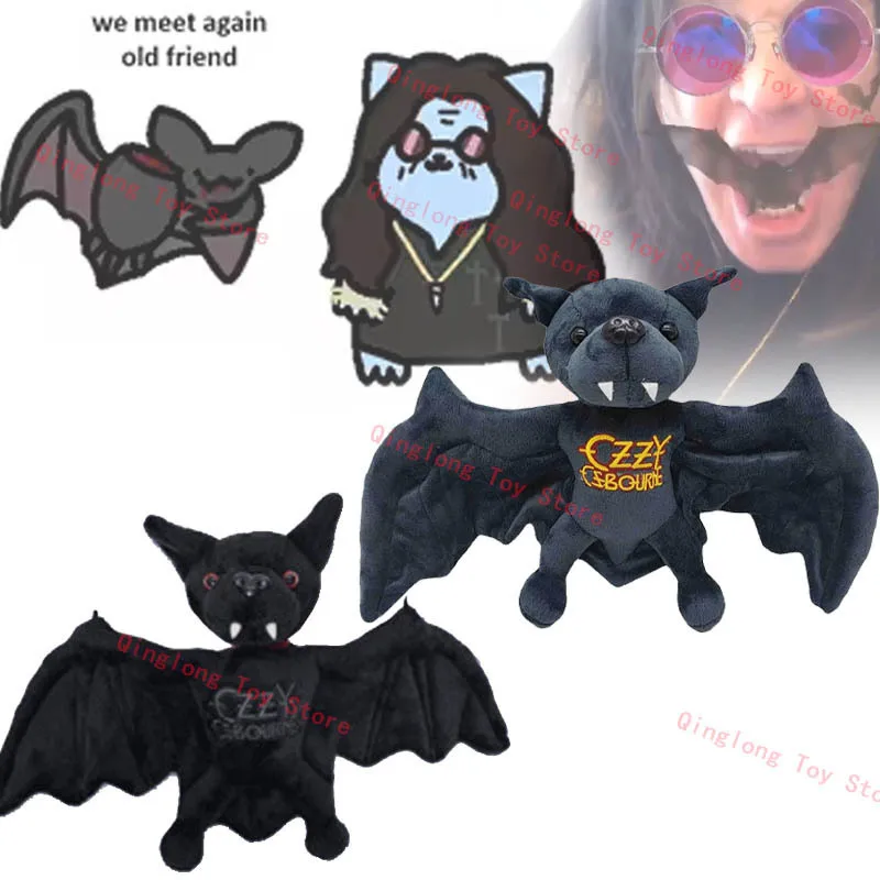 

НОВЫЙ Ozzy Osbourne Bat Plush The Godfather Of Metal Ozzys Osbornes Bat Plushie Memento Мягкая подушка для домашнего декора Кукла Игрушка Фанаты Подарок