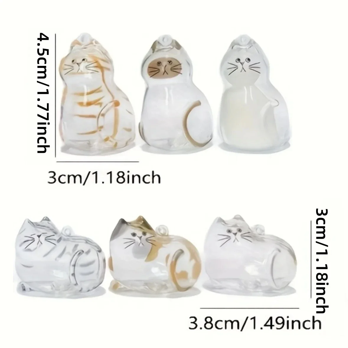 القط الشعر تذكار المفاتيح قلادة الحيوانات الأليفة الفراء تخزين حلية اليدوية DIY بها بنفسك اليدوية الحيوانات الأليفة التذكارية الإبداعية هدية لمحبي الحيوانات الأليفة #2