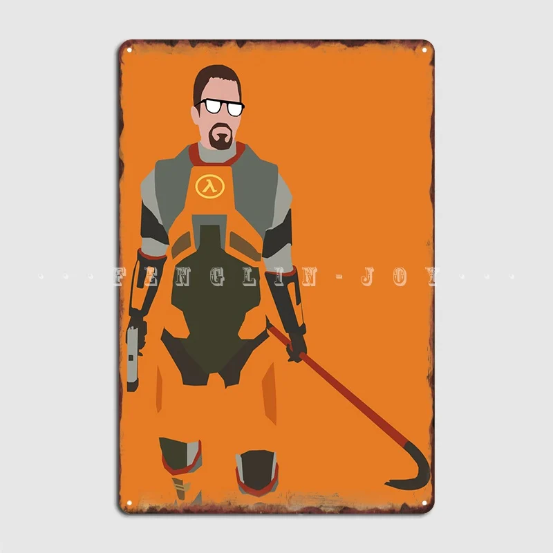 Gordon Freeman Metal Sign Wall Pub Club Bar Create Plaques Tin Sign Poster