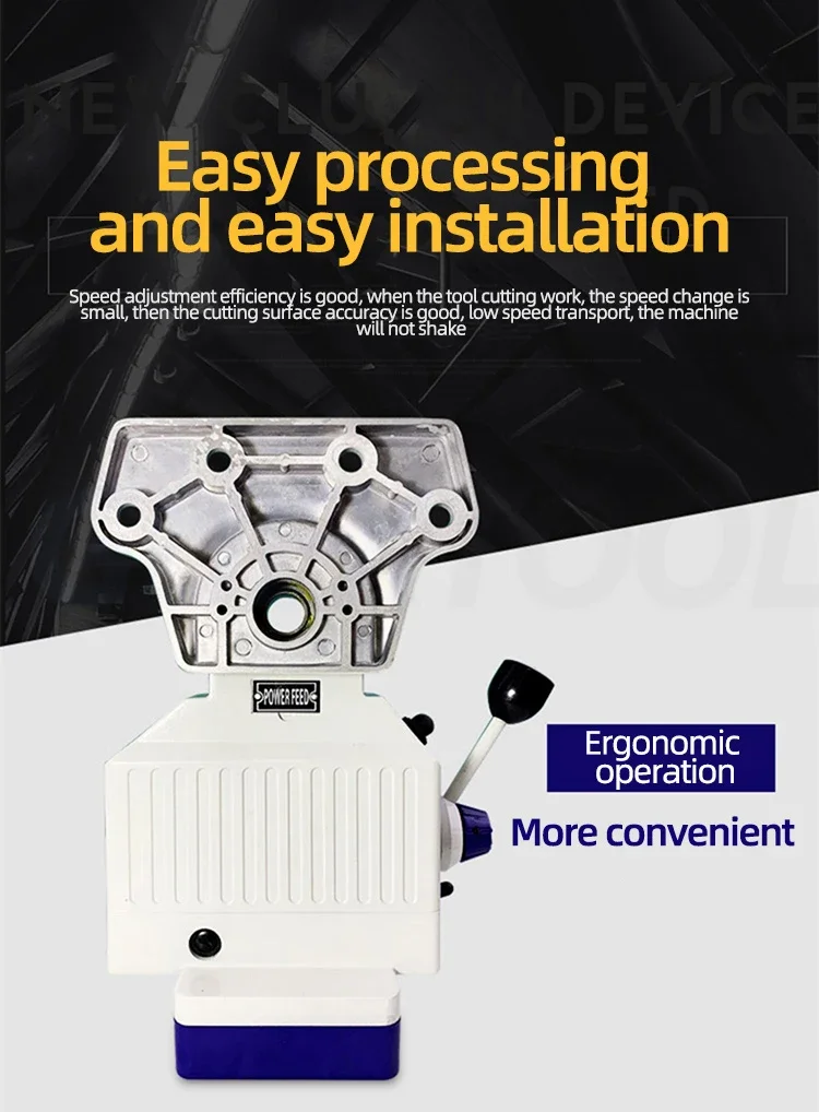 APF-500 Power Feed AC220V / 110V Power Table Feed Mesin Penggilingan Torsi Lebih Besar X Y Z Axis Automatic Feeder