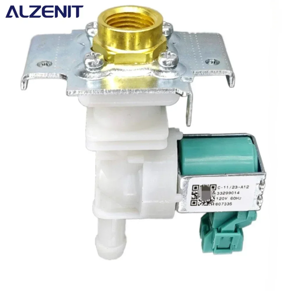 

New Electric Water Inlet Solenoid Valve For Automatic Washing Machine 607335 120V 80HZ Washer Parts