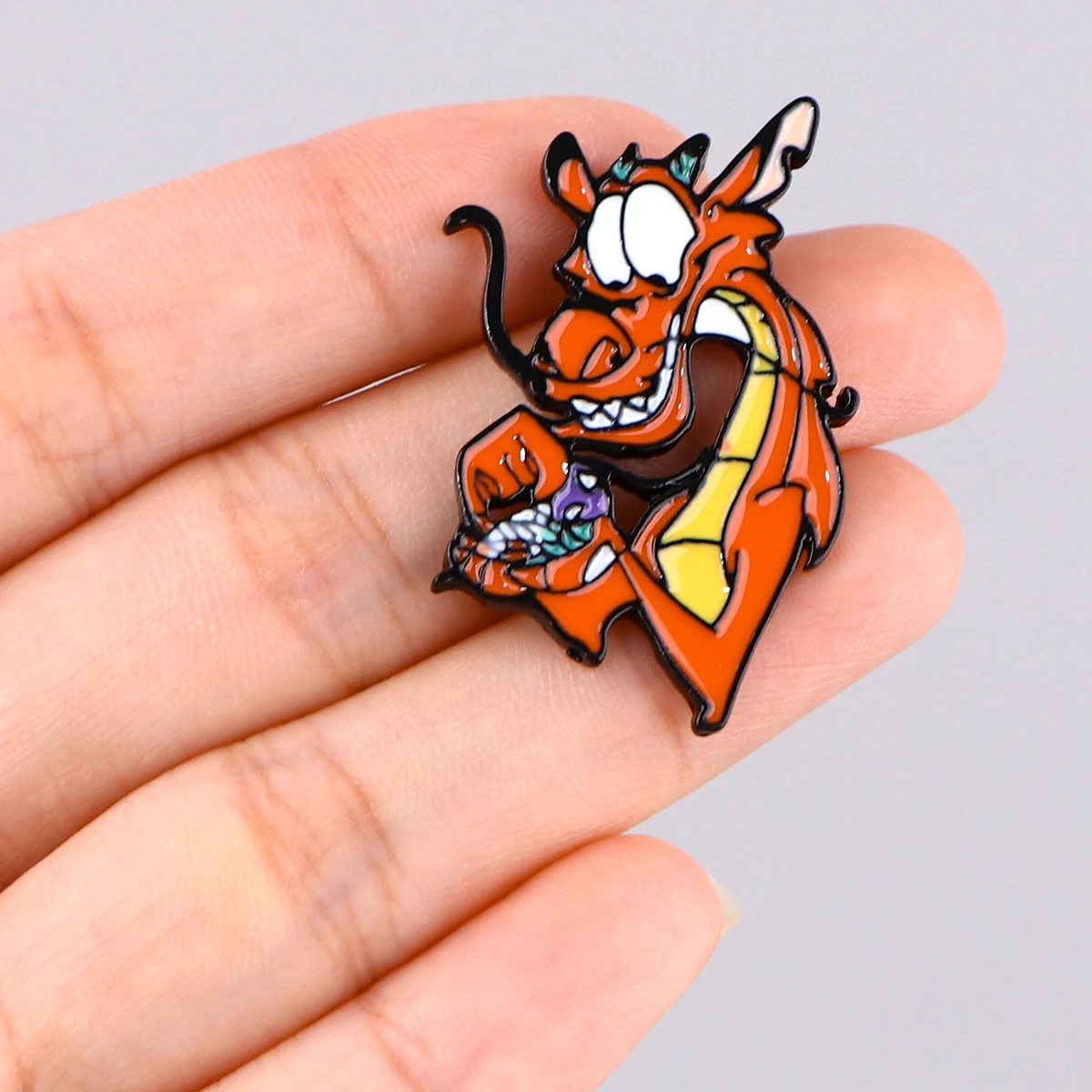 Mulan Enamel Pins Cute Animal Brooch Clothing Backpack Lapel Hat Badges Fashion Jewelry Accessories For Friends Souvenir Gifts