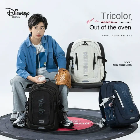 Marvel Boy School Bag 3-6 학년 중학생 어깨 정형 배낭 대용량 방수 Mochilas
