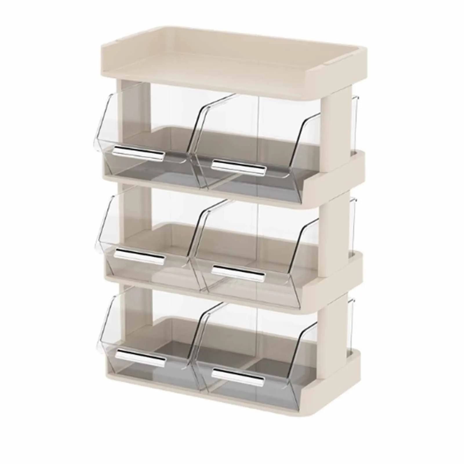 Multilayer Tea Bag Storage Shelf Organizer