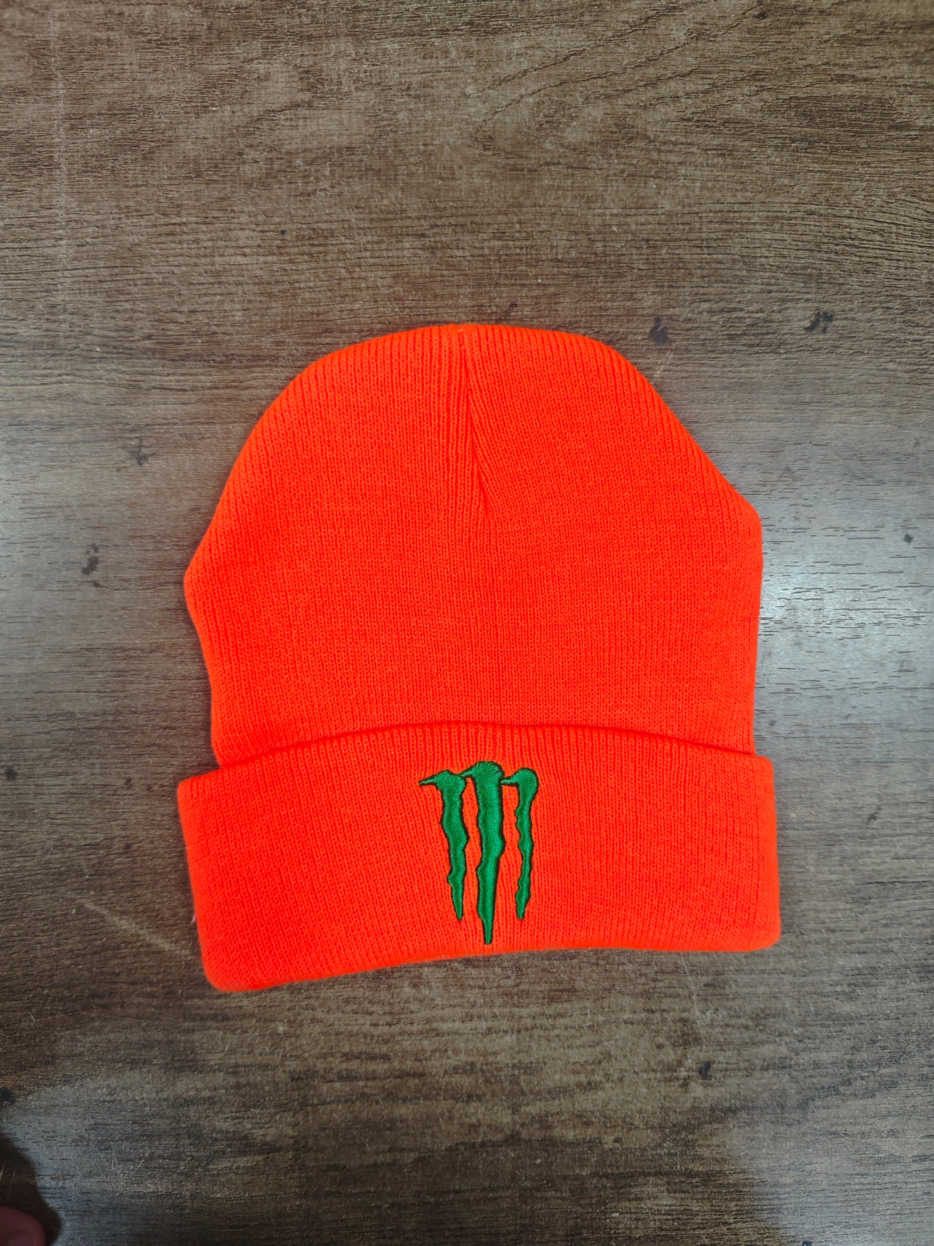 قبعة محبوكة من Monster Energy للرجال والنساء قبعات صوف عصرية بسيطة ودافئة للخريف والشتاء قبعة محبوكة على الطراز العصري #6