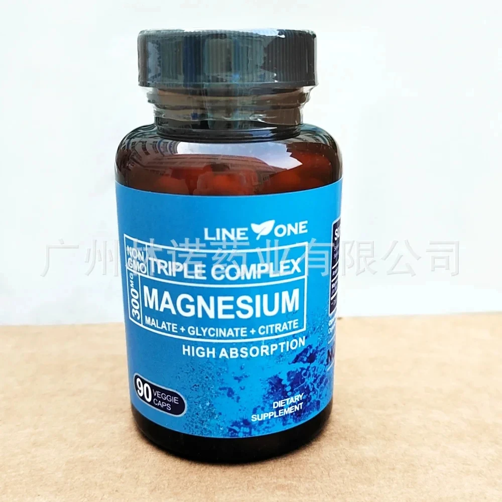 Complexe Triple Magnésium, 90Capsules, 300mg,90Capsules bobines ales