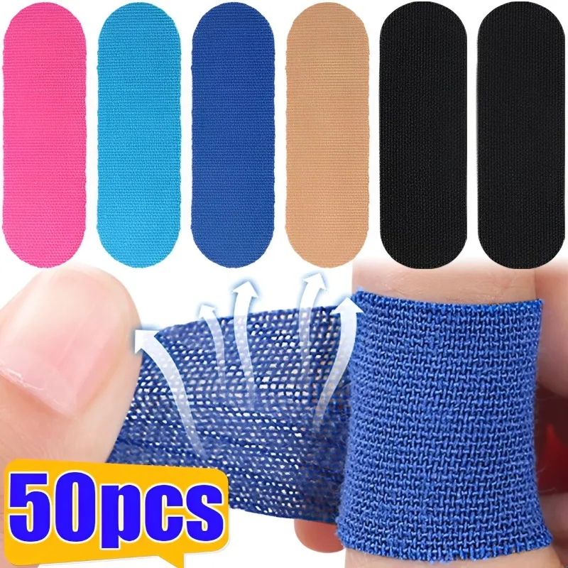 Bowling Tape Thumb Protective Thumb Grip Flexible Bowlers Ball Finger Tape 50/10pcs Breathable Soft Tape with Strong Stickiness