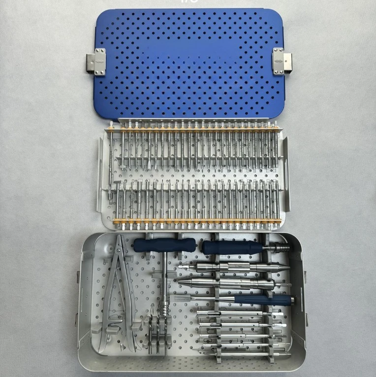 Orthopedic Fixation Removal Tool Set Broken Screw Extractor Kit Stainless Steel Instrument 56PCS 65PCS Complete Set