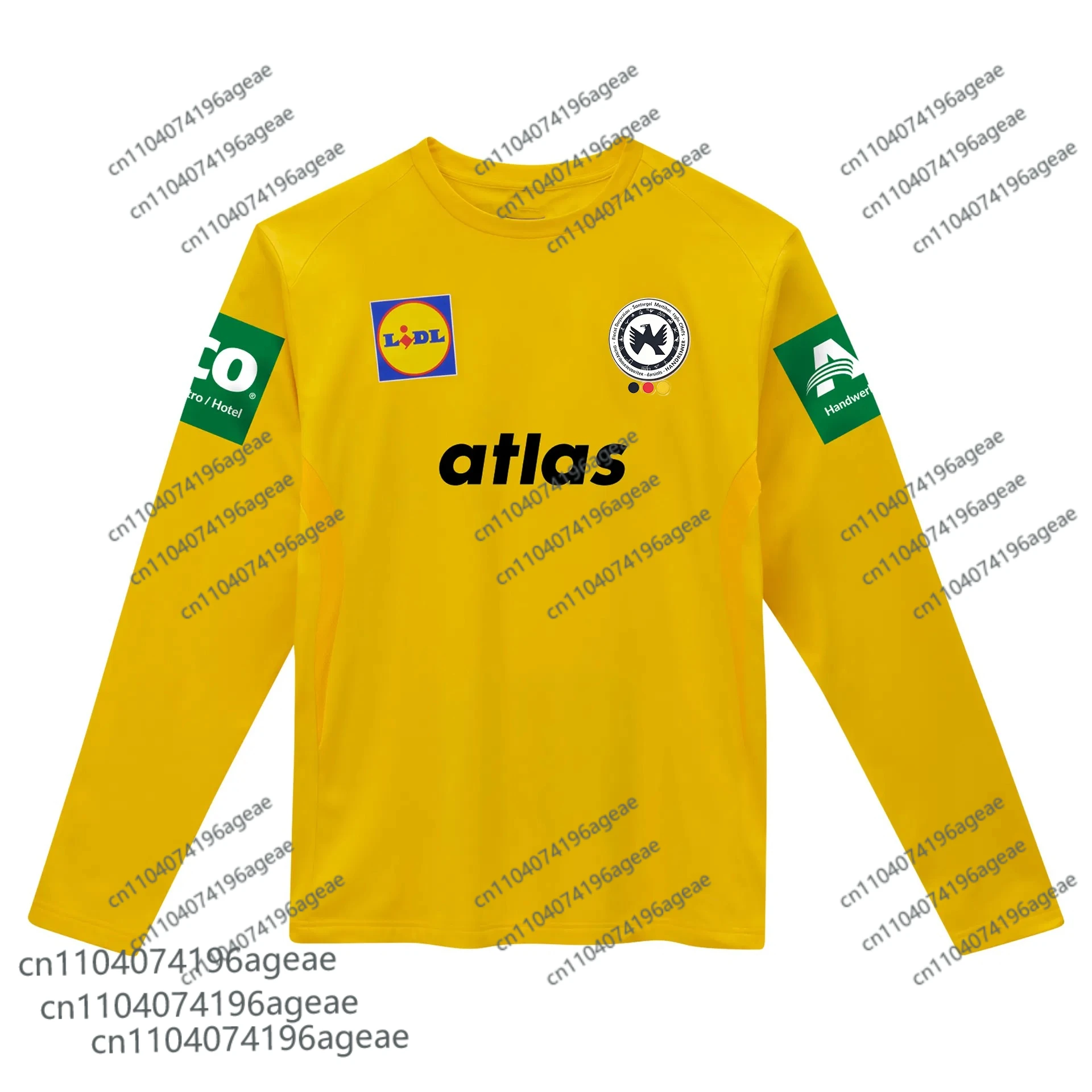 2025 ألمانيا الأكثر شعبية DHB كرة اليد حارس المرمى جيرسي-الأكثر مبيعا ثلاثية الأبعاد ملابس منقوشة بكم طويل المحملة ، الرجال والأطفال ملابس تدريب رياضية