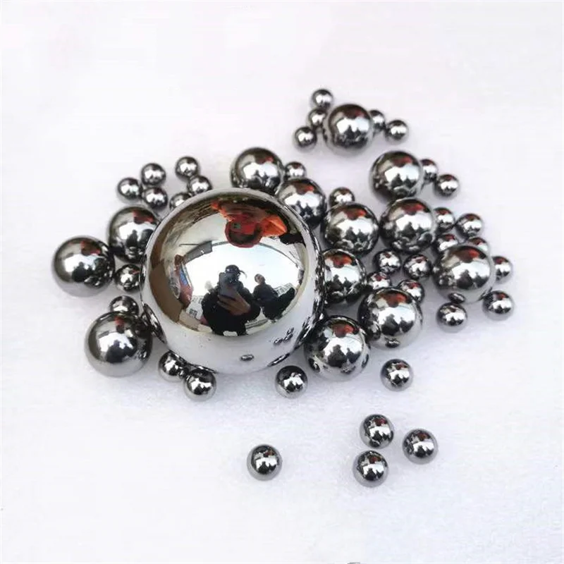 304 Stainless Steel 1-5mm GCR15 100Cr6 High Precision 100Pcs Solid Bearing Suitable For Linear Slider Ball Screw No Magnet