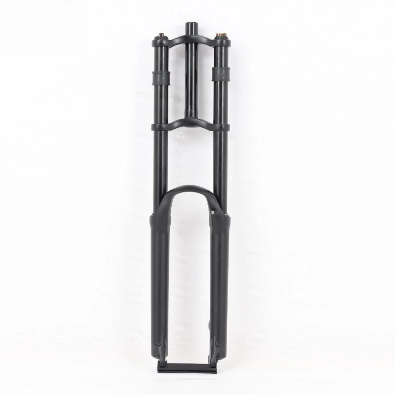 Mountain Bike Dual Crown Aluminum Alloy Front Fork, Enduro Fat E-Bike Suspension Fork