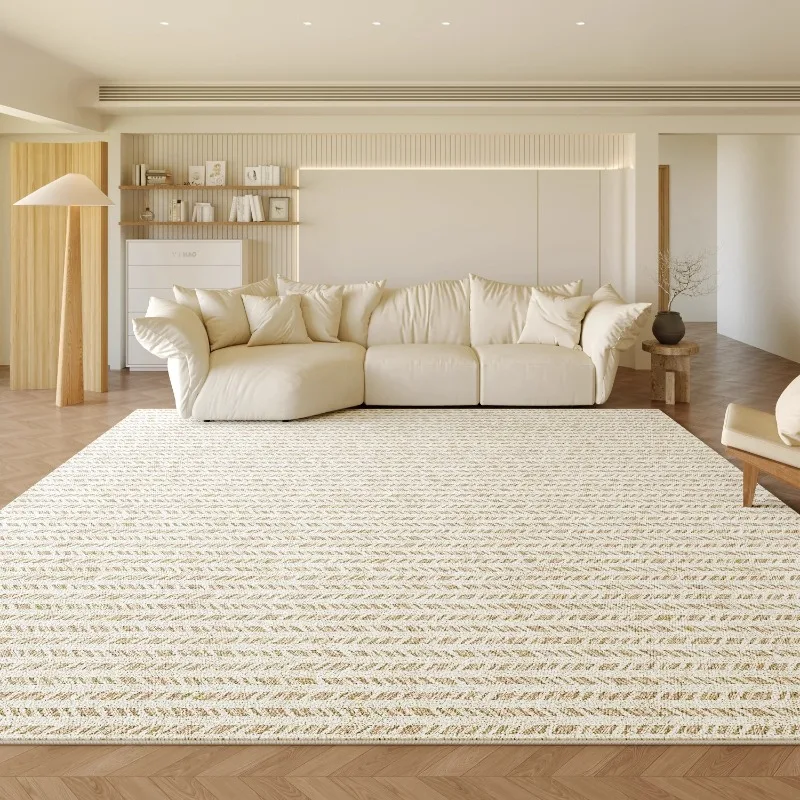 

Off-white Living Room Carpet Large Area Cream Style Bedroom Rug Modern Minimalist Home Decoration Coffee Table Sofa Floor Mat 러그