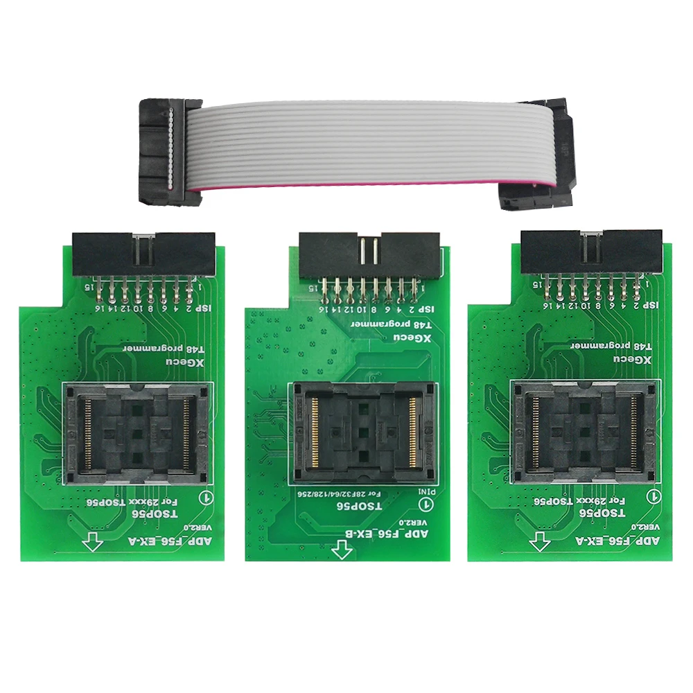정품 VER2.0 TSOP56 어댑터, XGecu T48 프로그래머 전용, ADP_F56_EX-A ADP_F56_EX-B 또는 플래시 EPROM ADP_F56_EX-C