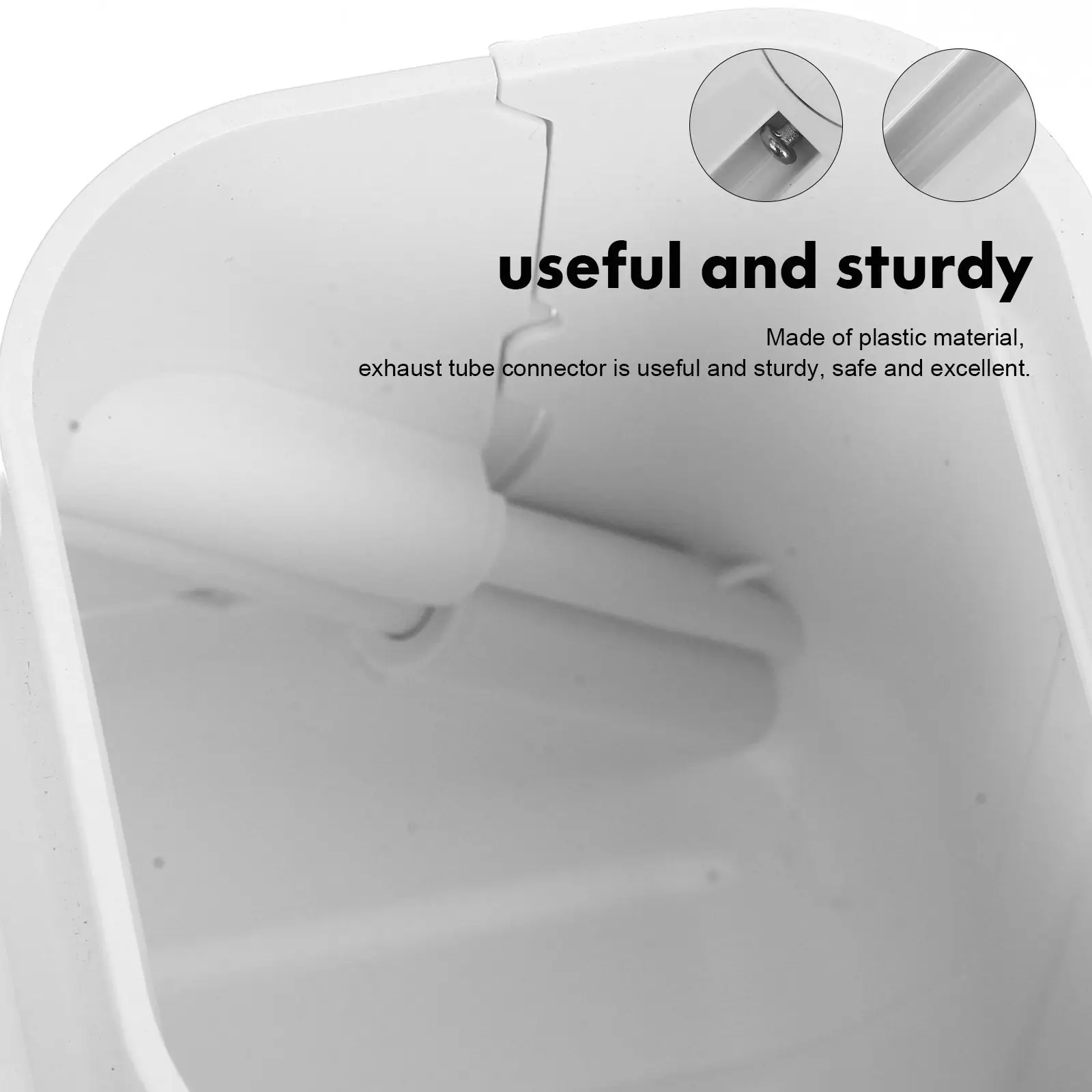 Air Conditioner Duct PVC 90 Degree Vertical Bend Wall Cover Tubing Decorative Anti-Corrosion Accessories Air Conditioner Covers