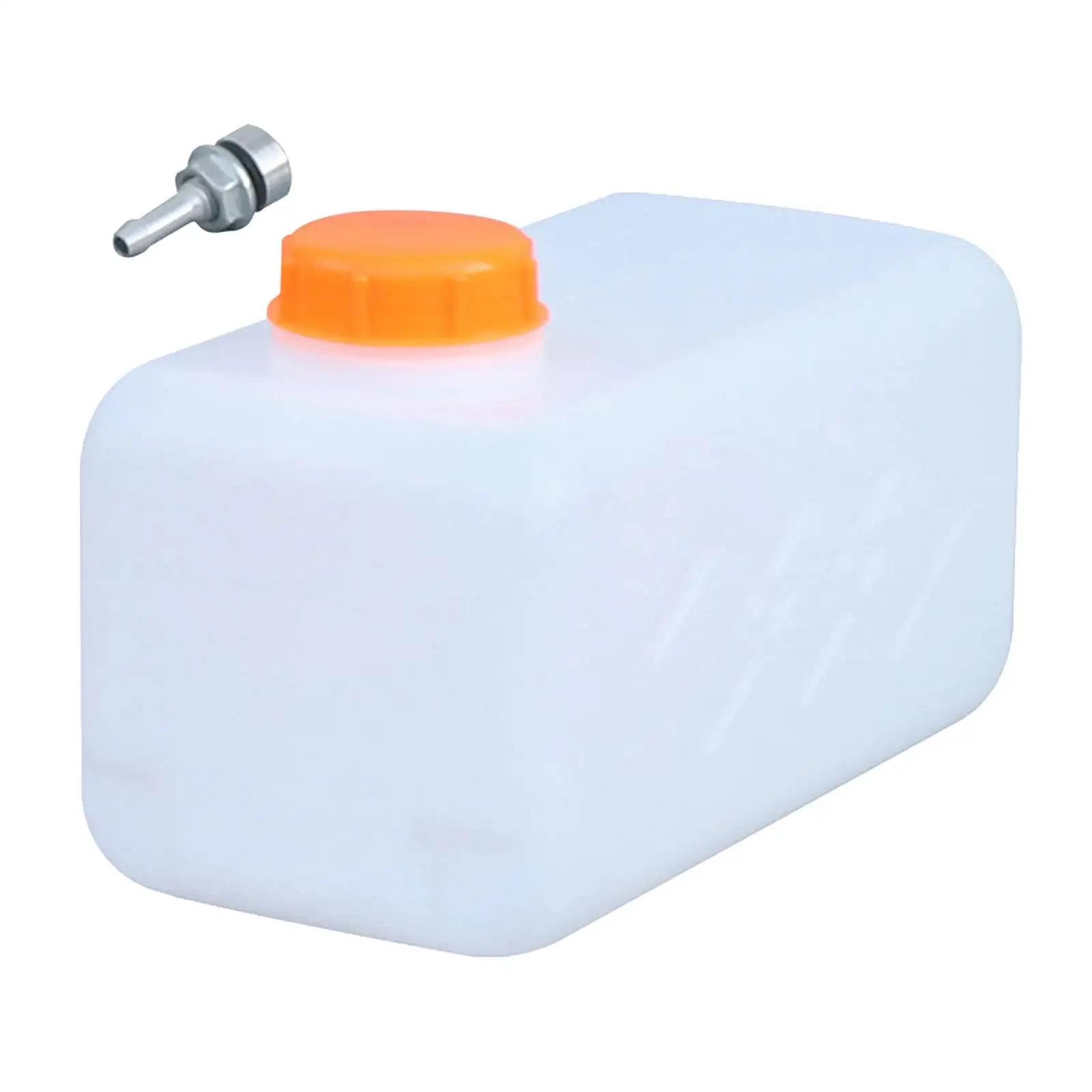 Plastic Fuel Tank 5L Leak-Proof Plastic with Oil Nozzle Adapter Metal Screws Gas Fuel Storage Tank for Motorcycle SUV Wine