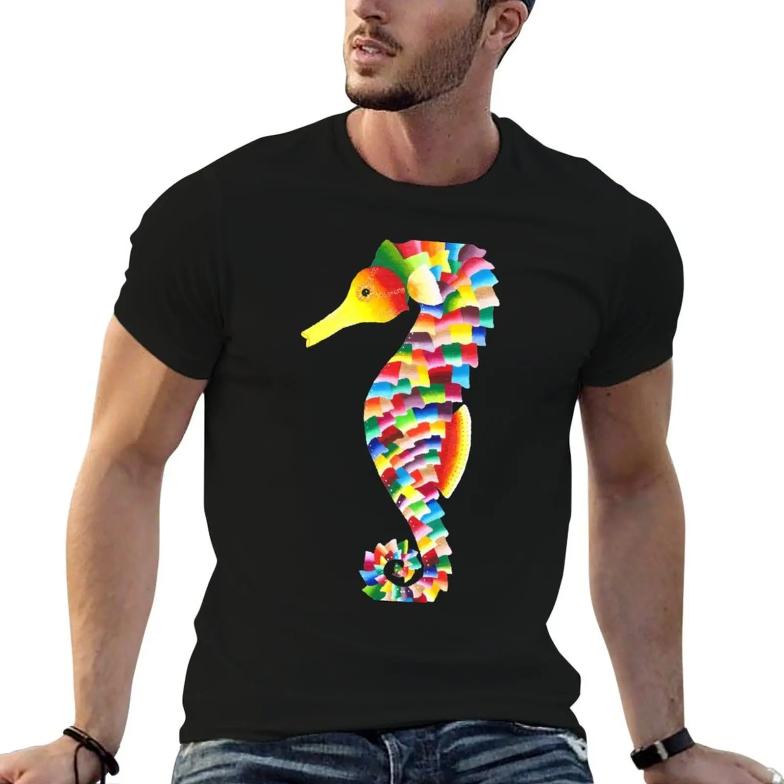 

Magical Seahorse (No Background) T-Shirt t shirt for man 100 percent cotton t shirts cotton 100% T-Shirt