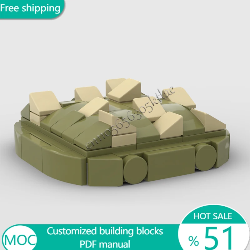 67 PCS Trees Spikeweed MOC Customize Modular Building Block Creative Design Educational Kids Brick Design DIY Assembly Toy Gift