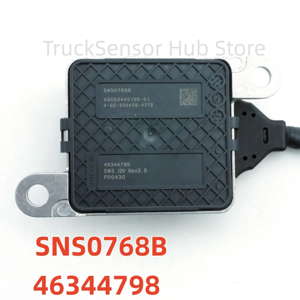 

46344798 SNS0768B，New Fiat 500X / Jeep Nox Sensor，00463447980，A3C03443100-01，Fiat Tipo 500 X Freemont Jeep 1.3 1.6 MJTD